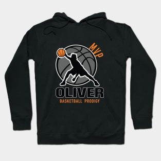 Oliver MVP Custom Player Basketball Prodigy Your Name Hoodie